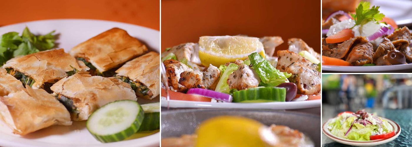 The Friendly Greek Mediterranean Grill Menu