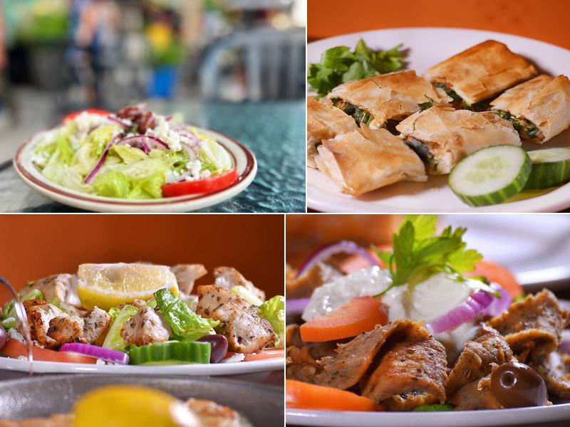 The Friendly Greek Mediterranean Grill Menu