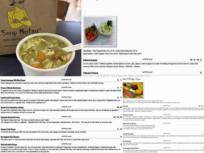 Soup Nutsy Menu