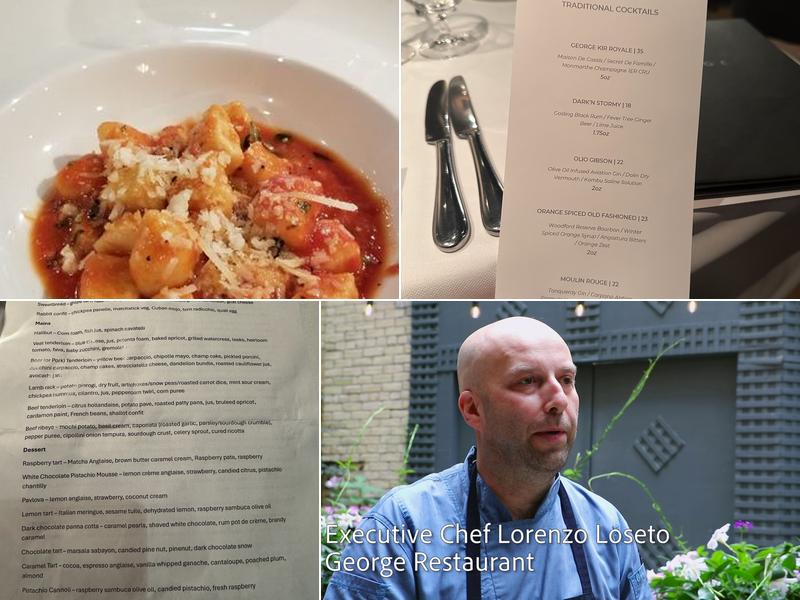 GEORGE Restaurant Menu