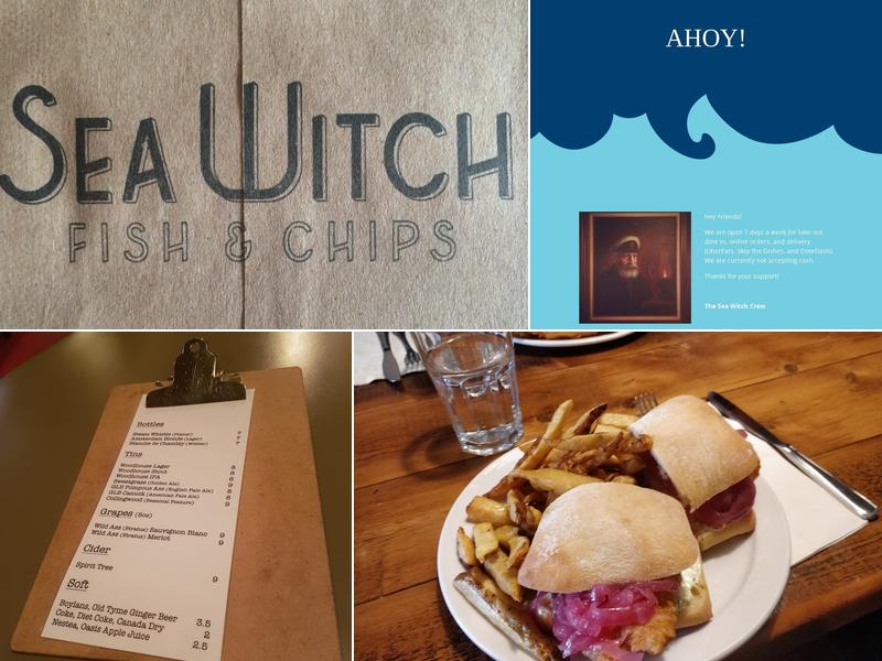 Sea Witch Fish and Chips Menu