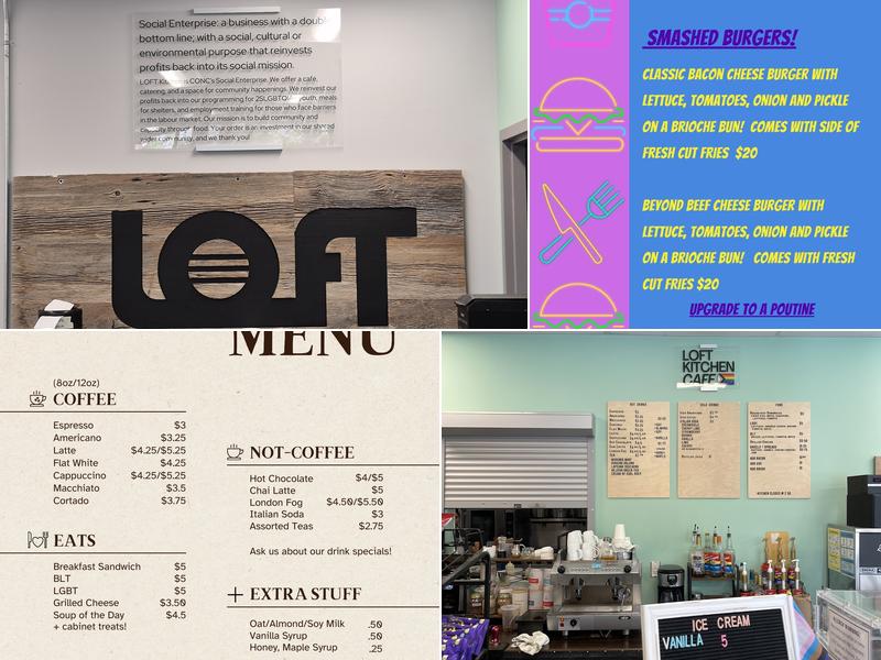 LOFT Kitchen Cafe Menu
