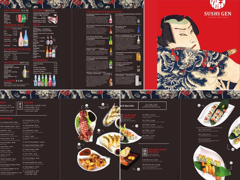 Sushi Gen Menu