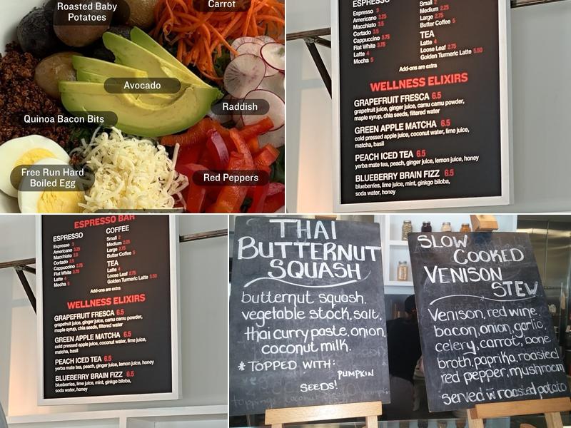 Impact Kitchen Menu