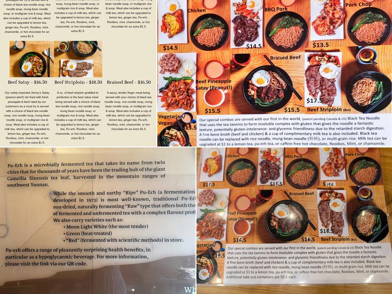 Crimson Teas Menu