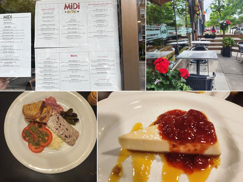 Midi Bistro Restaurant Menu