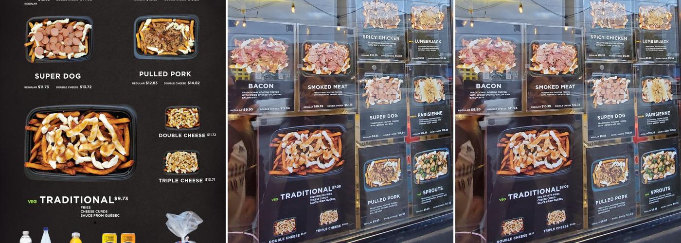NomNomNom Poutine Menu