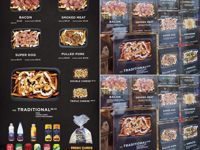 NomNomNom Poutine Menu