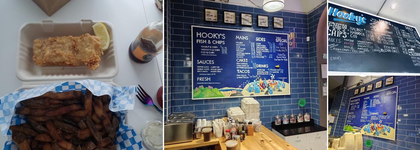 Hooky's Fish and Chips Menu