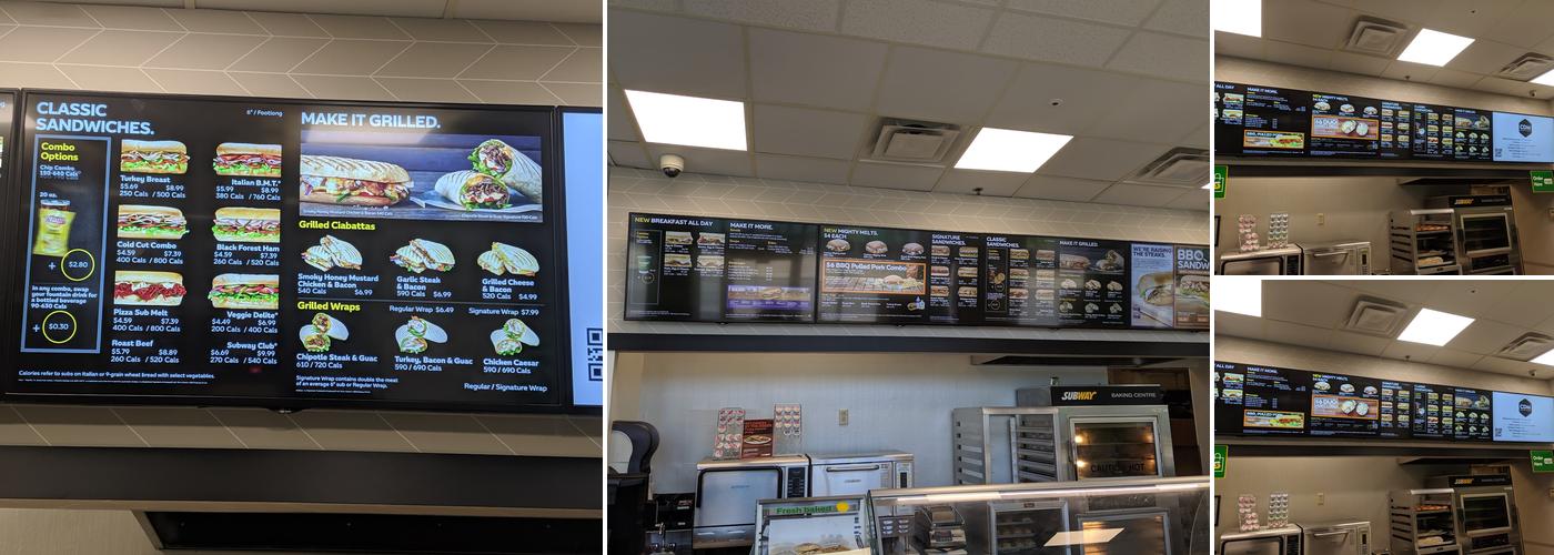 Subway Menu