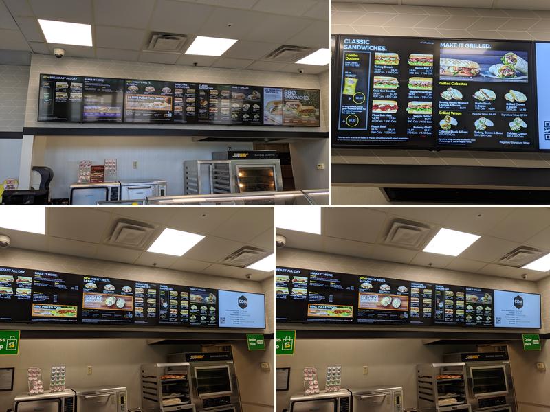Subway Menu