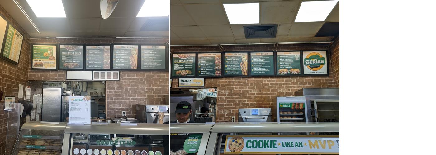 Subway Menu