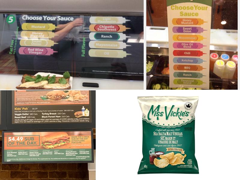 Subway Menu