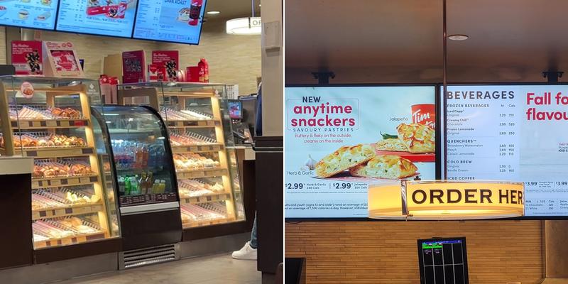 Tim Hortons Menu
