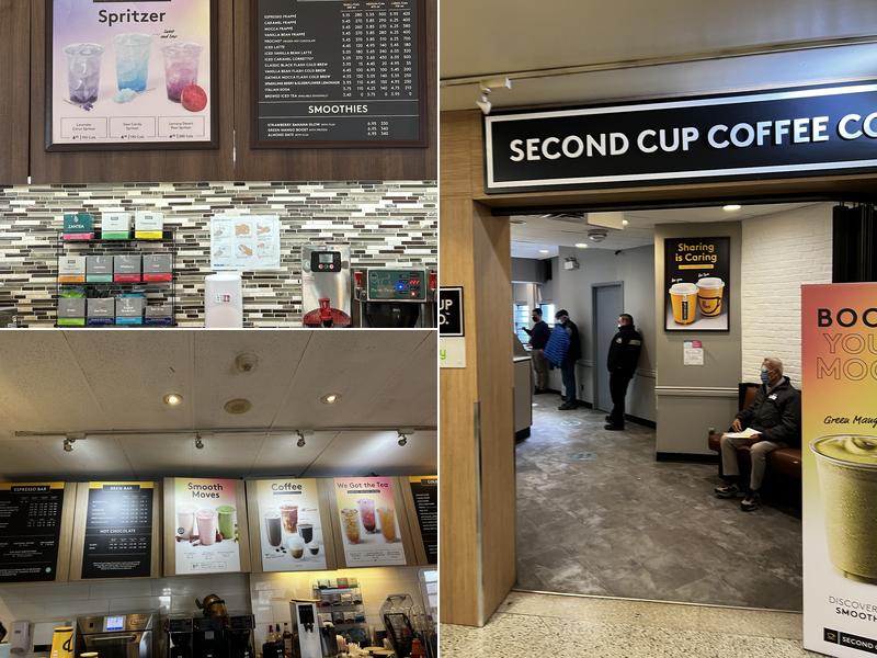 Second Cup Café Menu