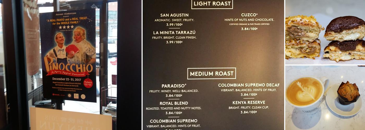 Second Cup Café Menu