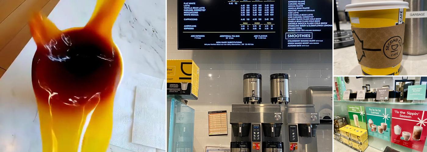 Second Cup Café Menu