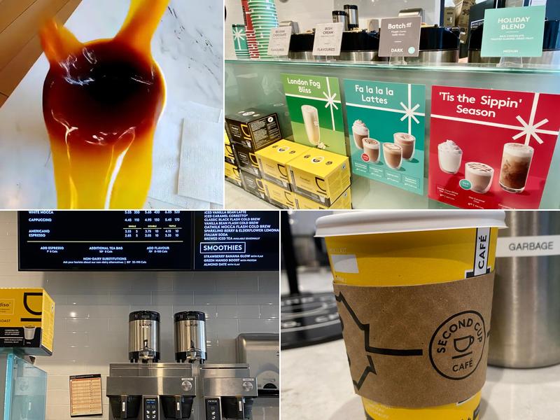 Second Cup Café Menu