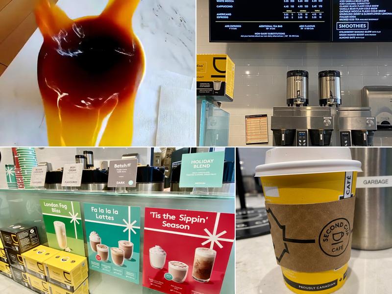 Second Cup Café Menu