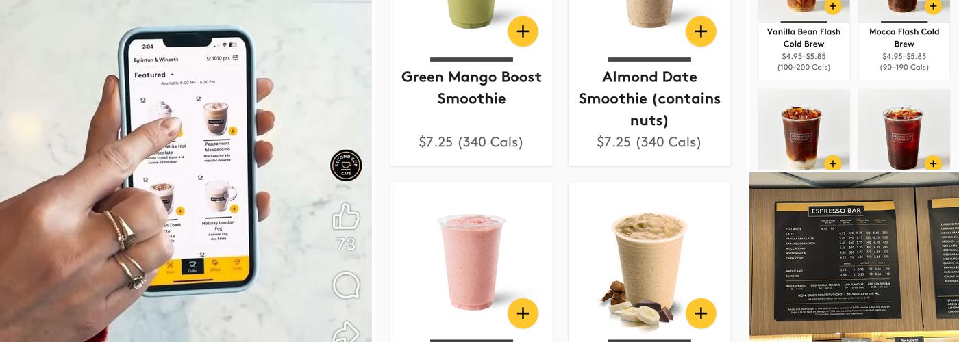 Second Cup Café Menu