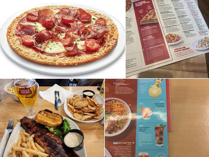 Boston Pizza Menu