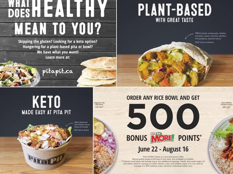 Pita Pit Menu
