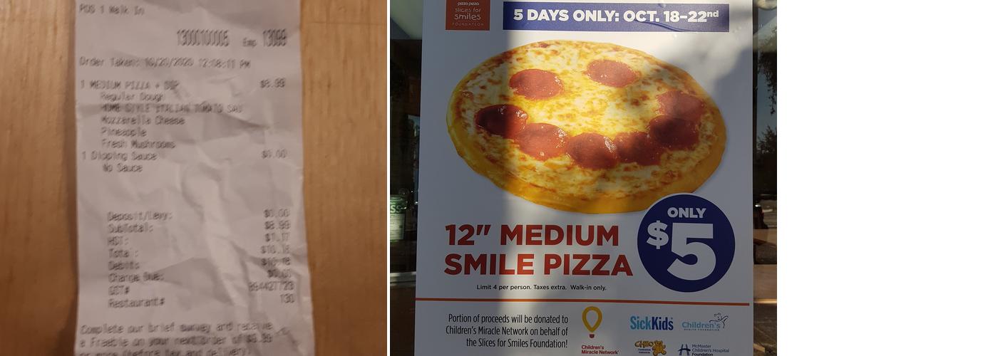Pizza Pizza Menu