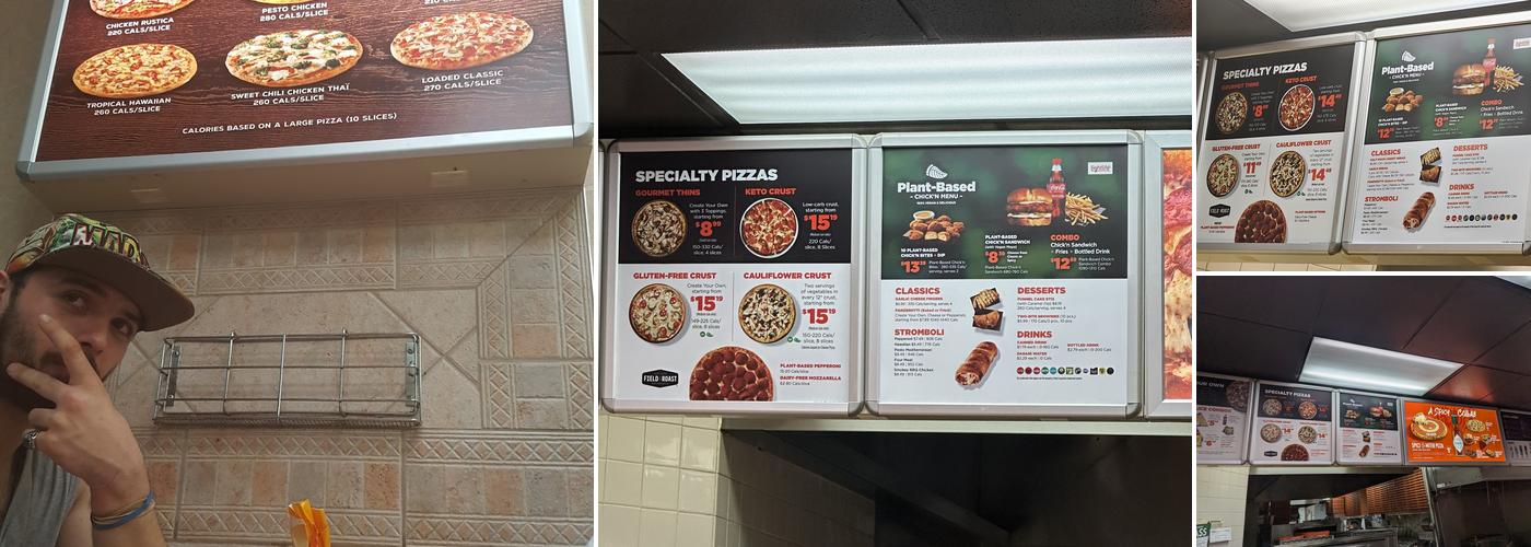 Pizza Pizza Menu