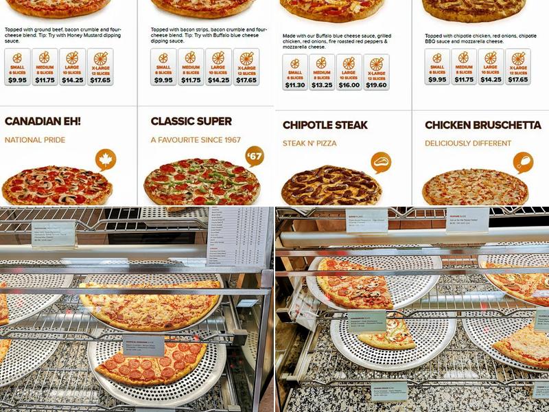 Pizza Pizza Menu