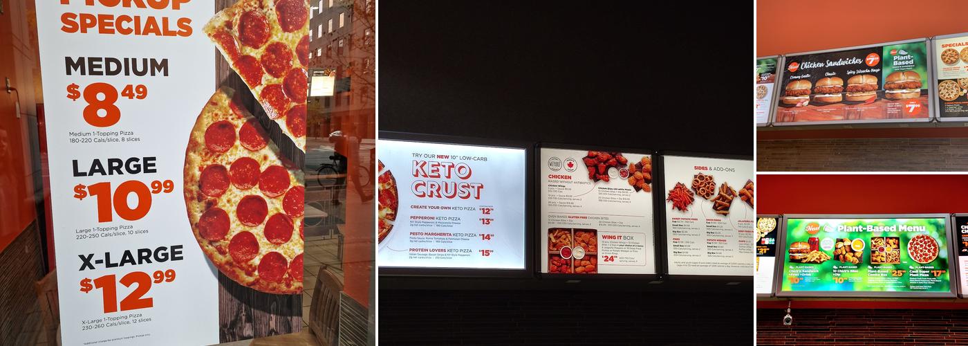Pizza Pizza Menu