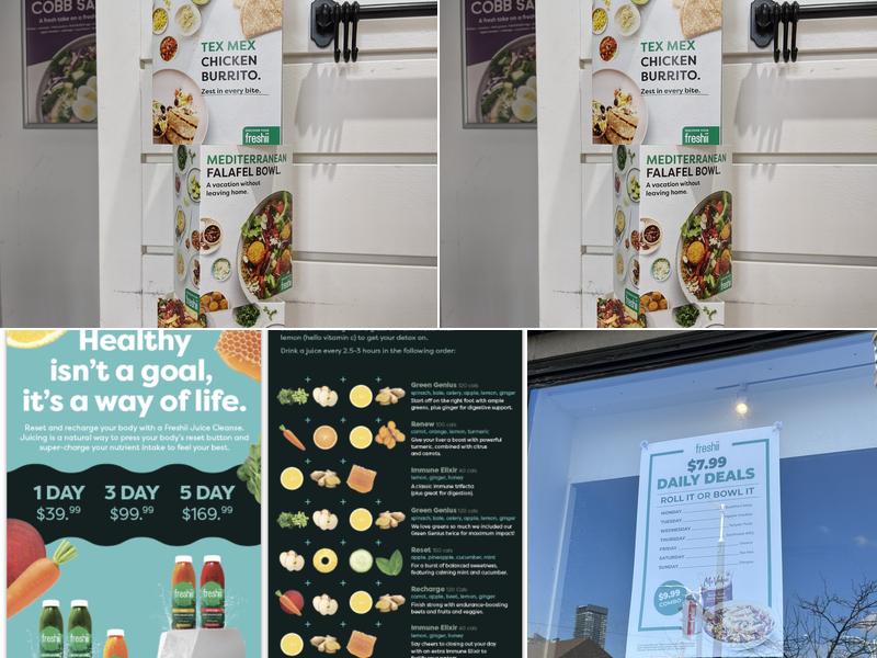 Freshii Menu