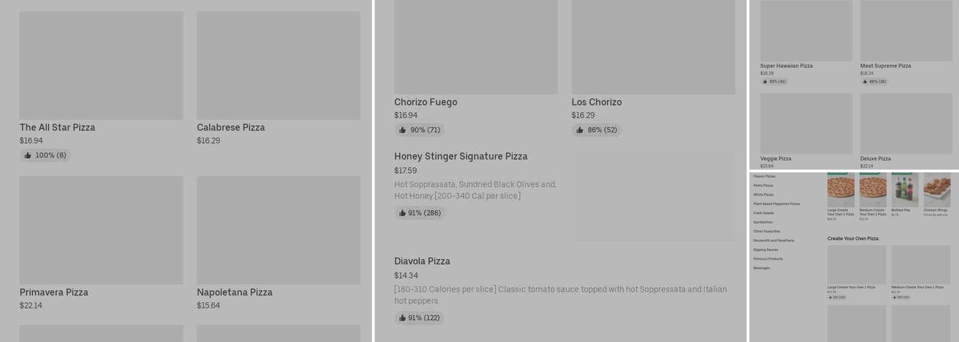 Pizza Nova Menu