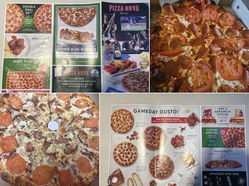 Pizza Nova Menu