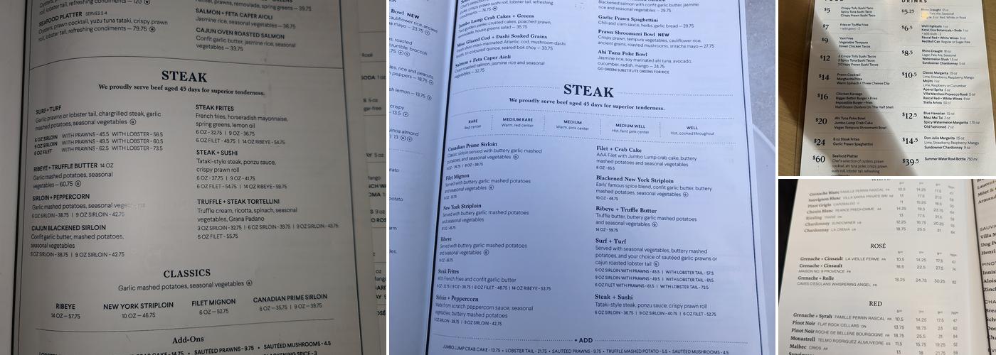 Earls Kitchen + Bar Menu