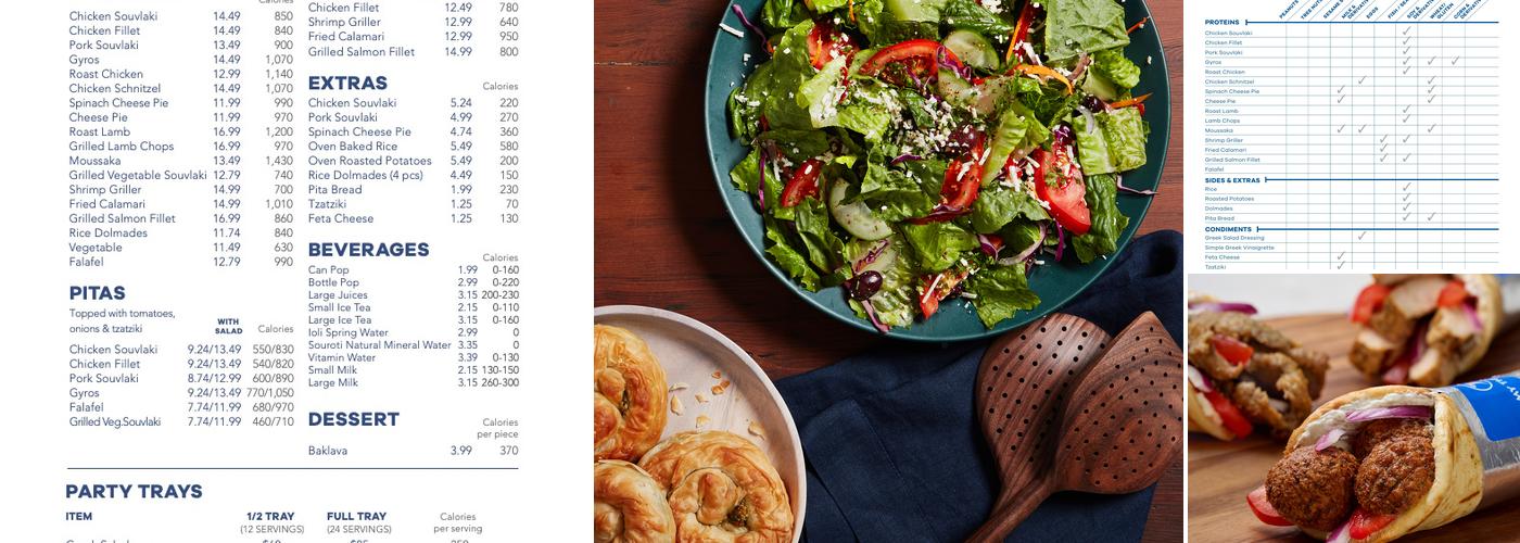 Jimmy The Greek Menu