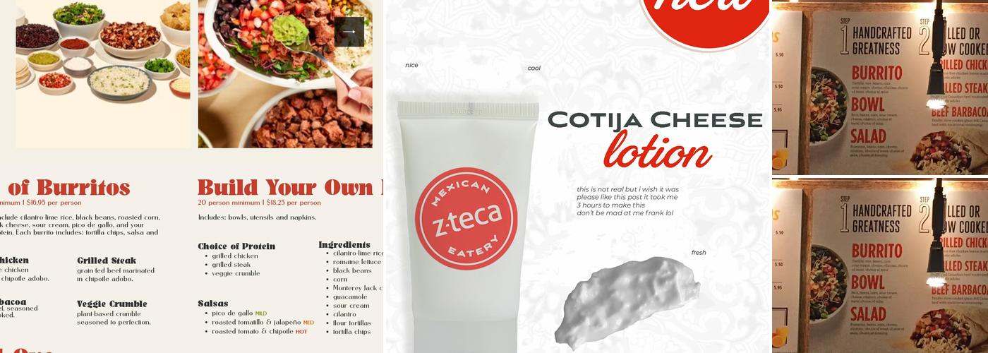 z-teca Mexican Eatery (Exchange Tower) Menu