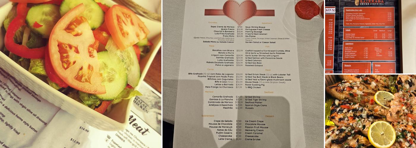 Bairrada Churrasqueira Grill Menu