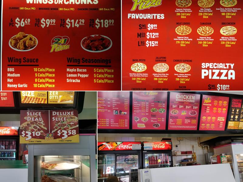 241 Pizza Menu