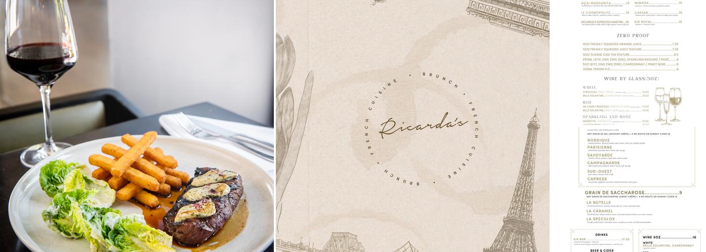 Ricarda's Restaurant | Café | Event Venue Menu