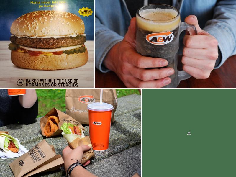 A&W Canada Menu