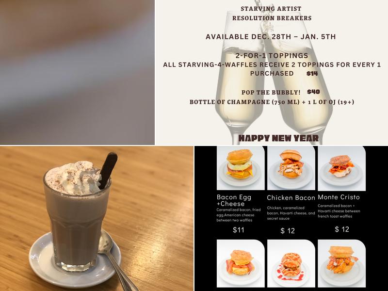 Starving Artist Menu