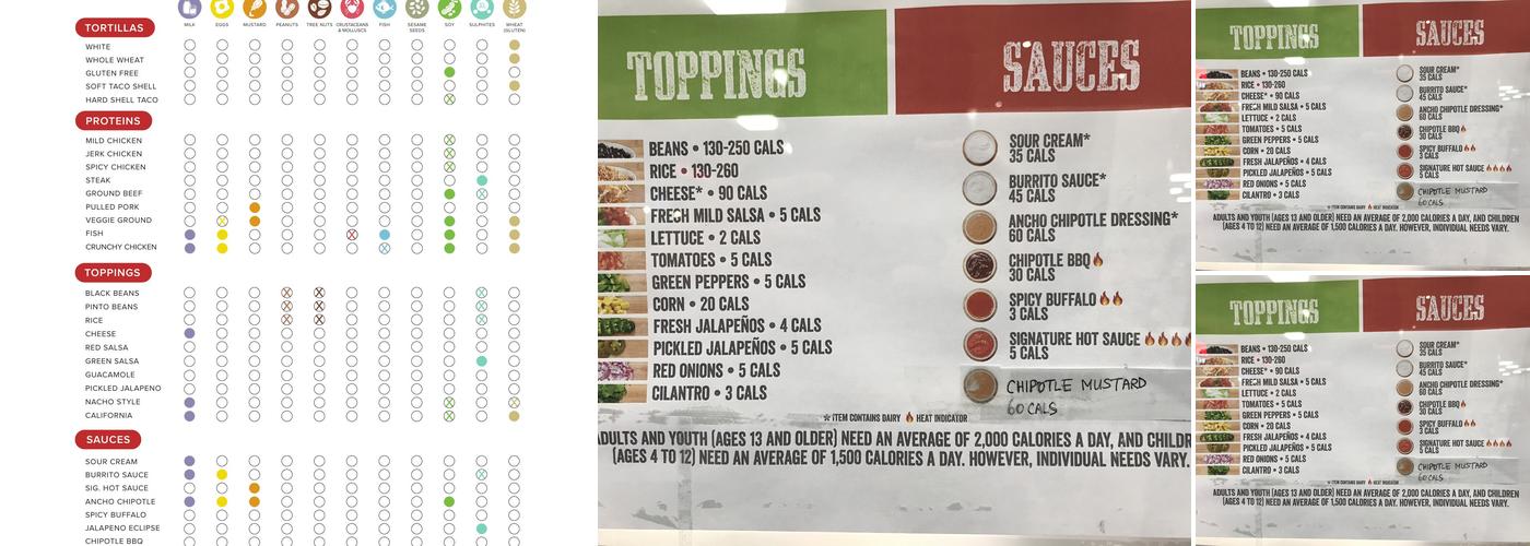 barBURRITO Menu