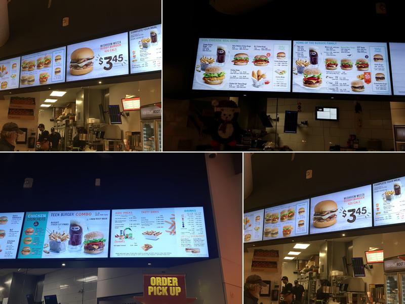 A&W Canada Menu