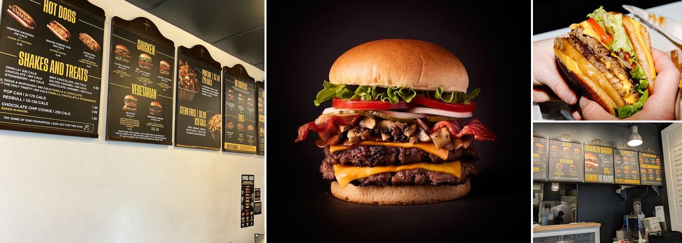 The Burger's Priest Menu