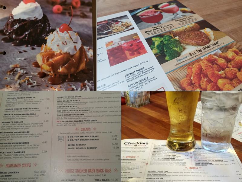 Cheddar's Scratch Kitchen Menu