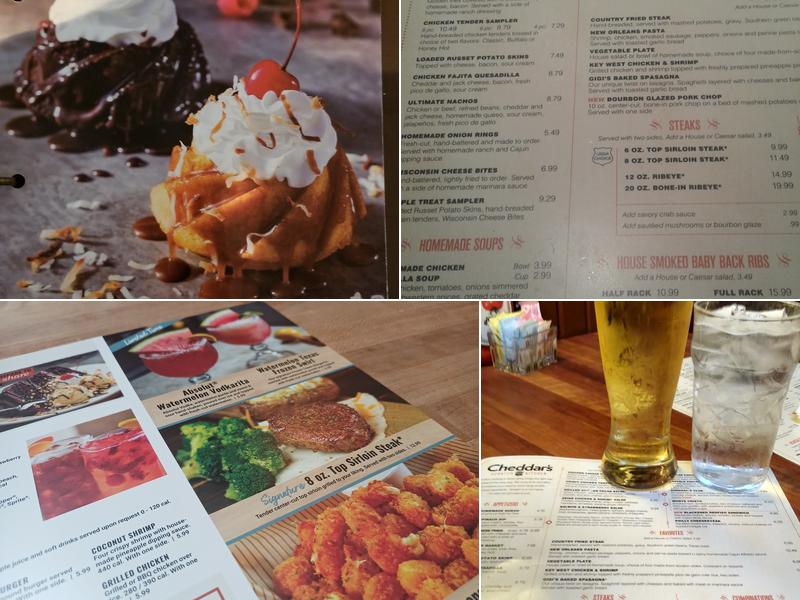 Cheddar's Scratch Kitchen Menu