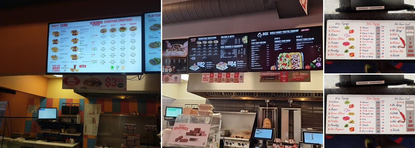 Osmow's Shawarma Menu