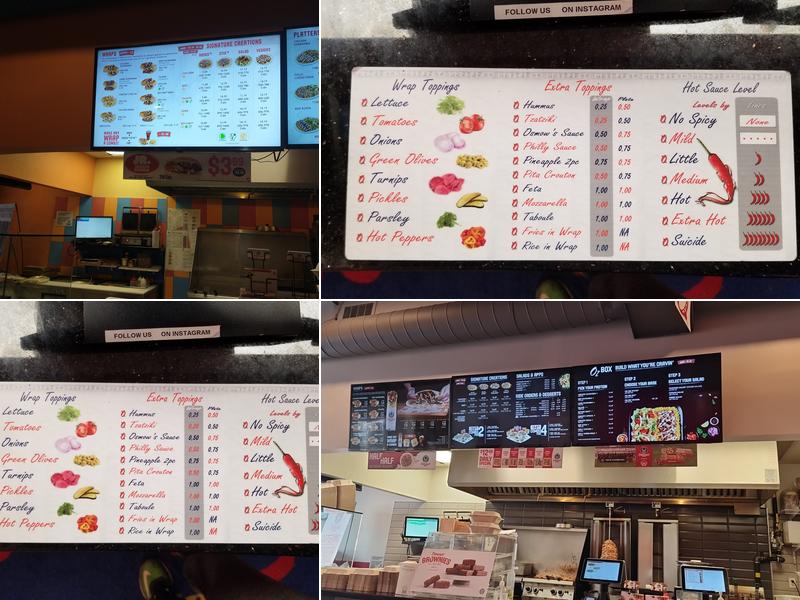 Osmow's Shawarma Menu