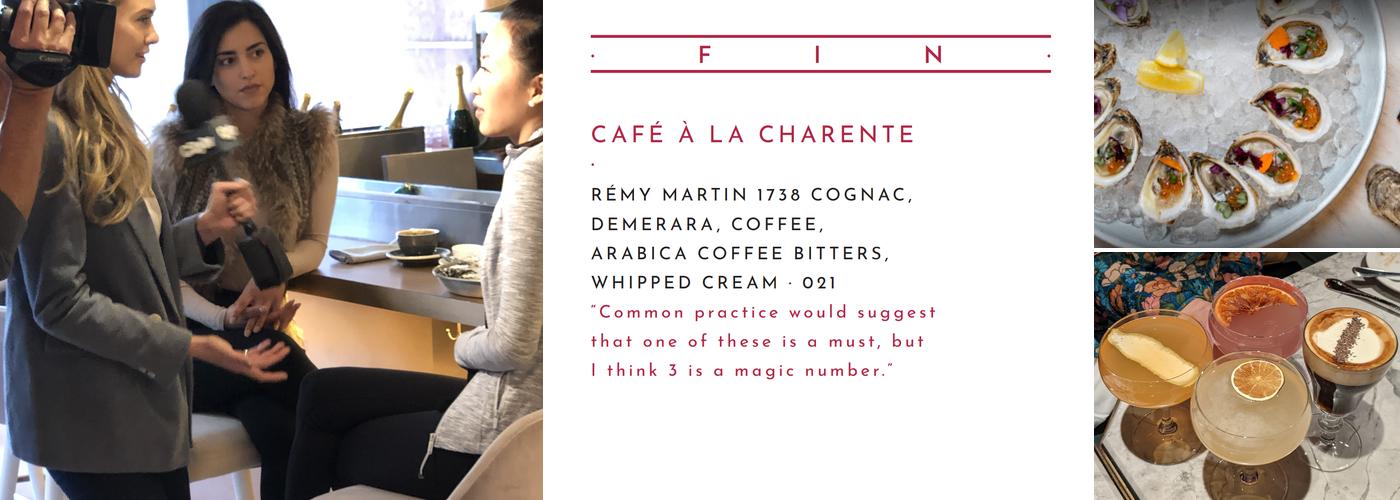 Coffee Oysters Champagne Menu