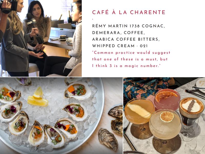 Coffee Oysters Champagne Menu